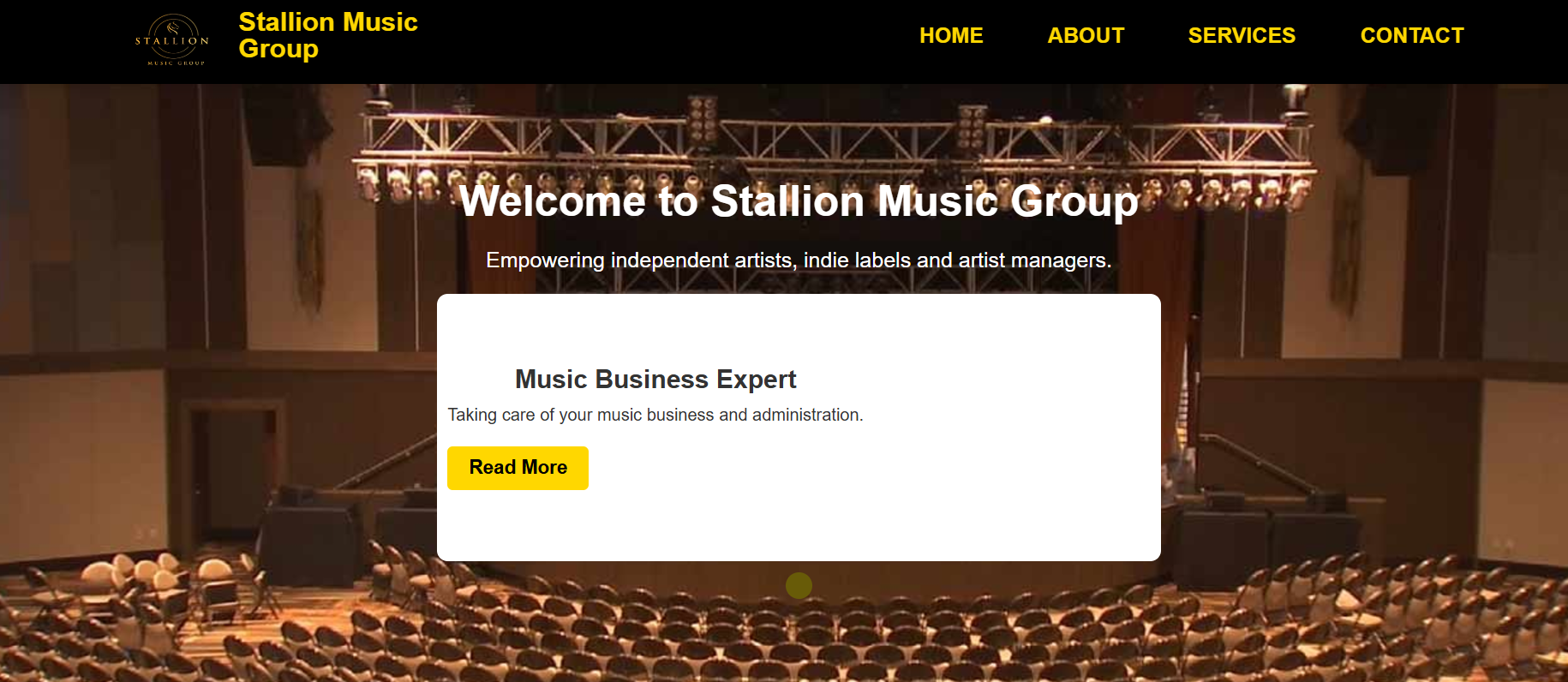 stallionmusicgroup Website Preview